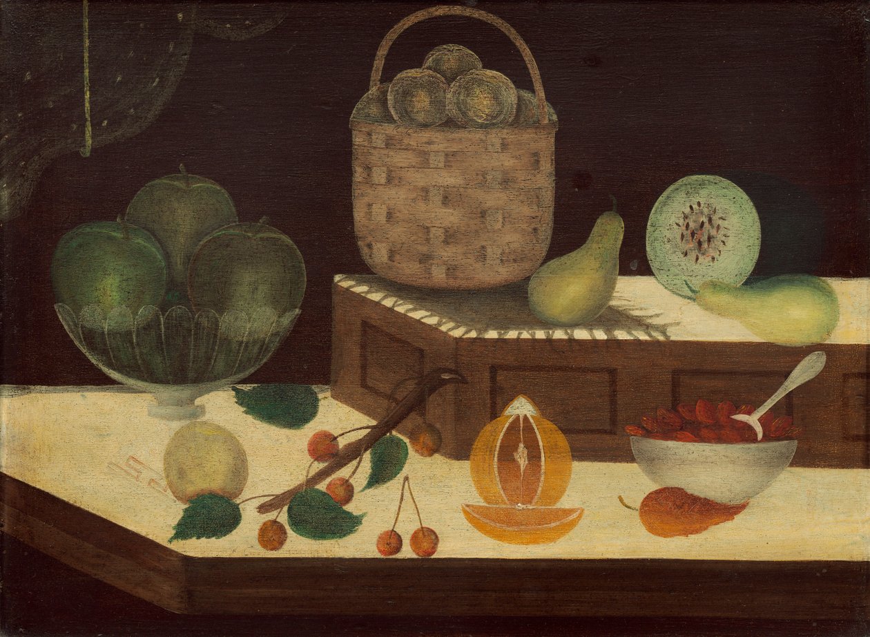 Stillleben mit Früchten von American 19th Century