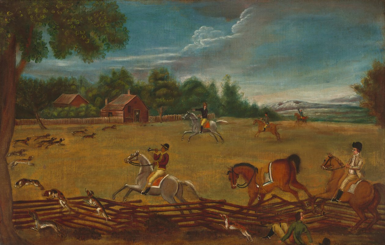 Das Ende der Jagd von American 19th Century