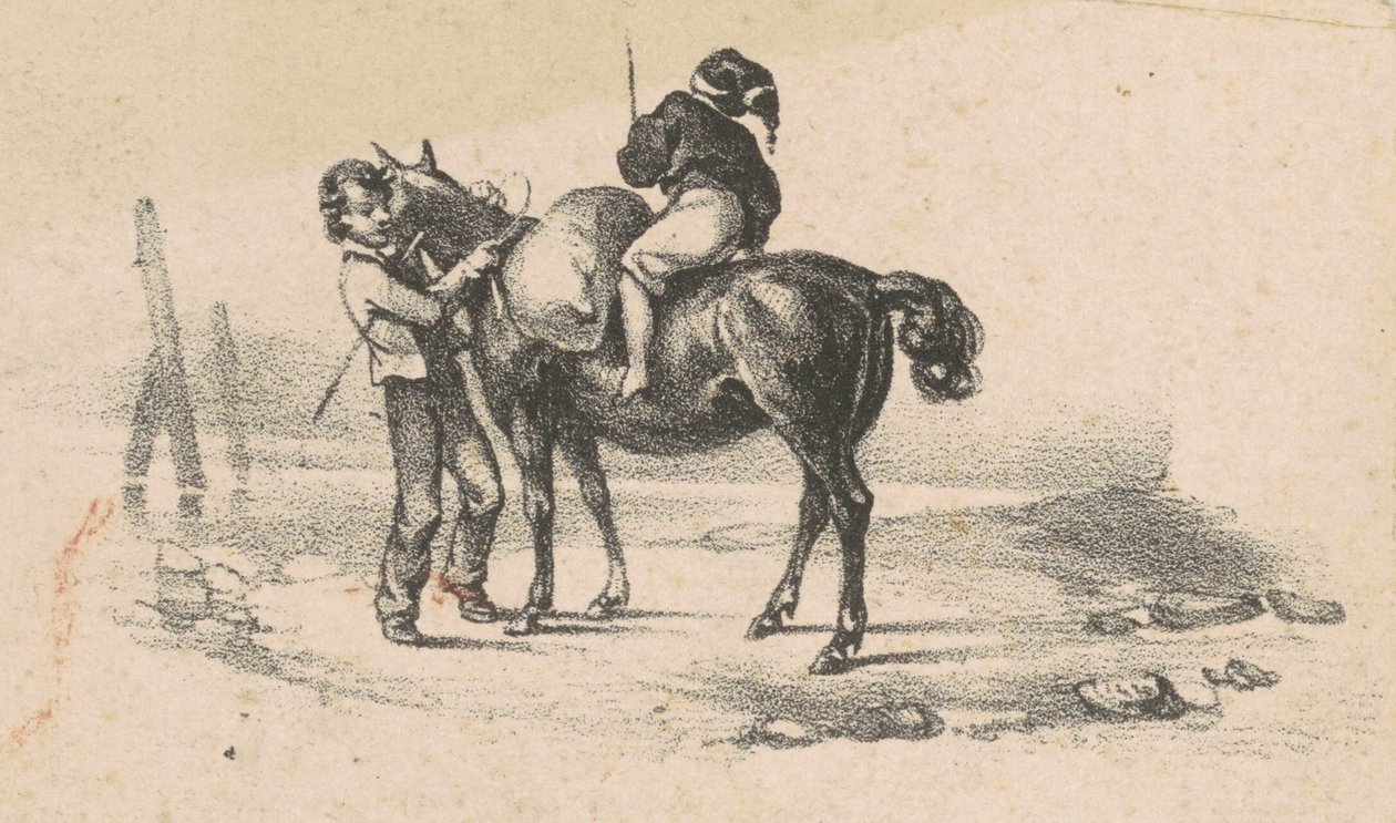 Jünglinge und ein Pferd von American 19th Century