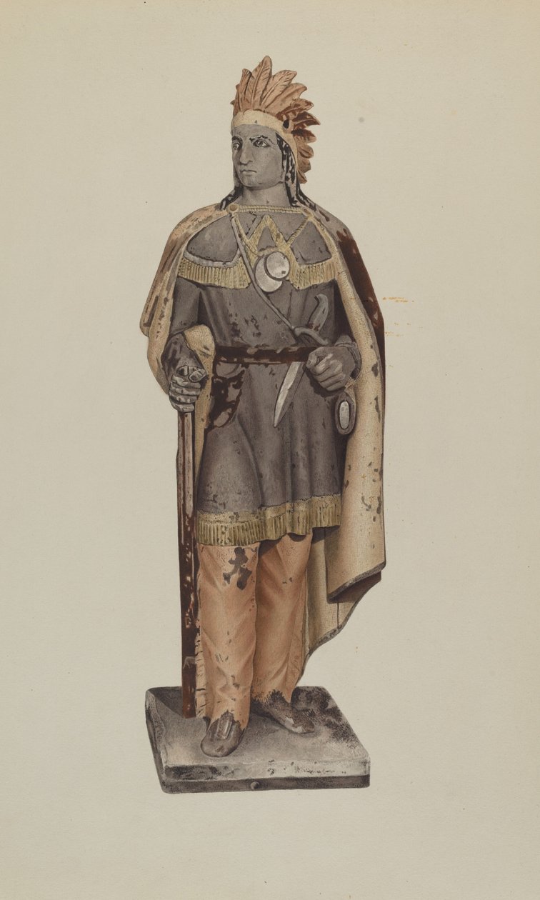Zigarrenladen-Indianer von American 20th Century