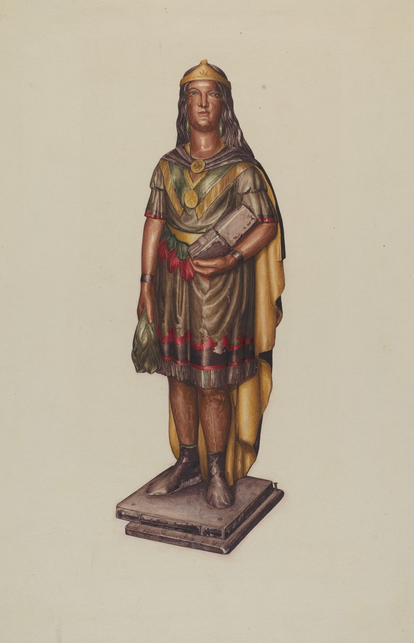 Indische Figur von American 20th Century