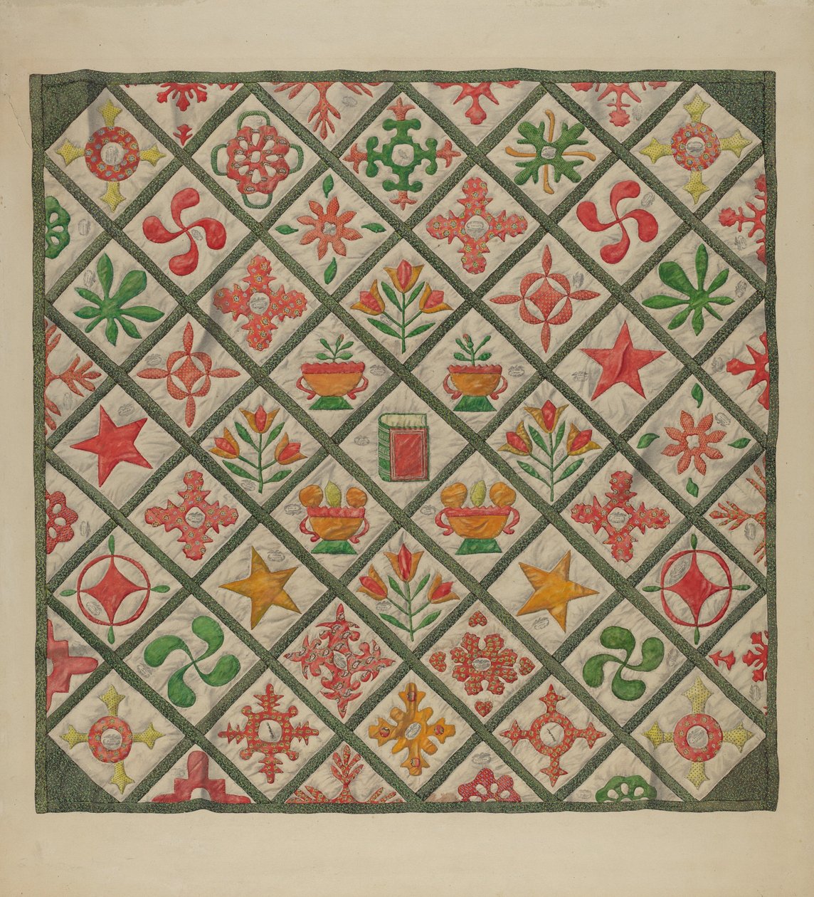 Steppdecke von American 20th Century