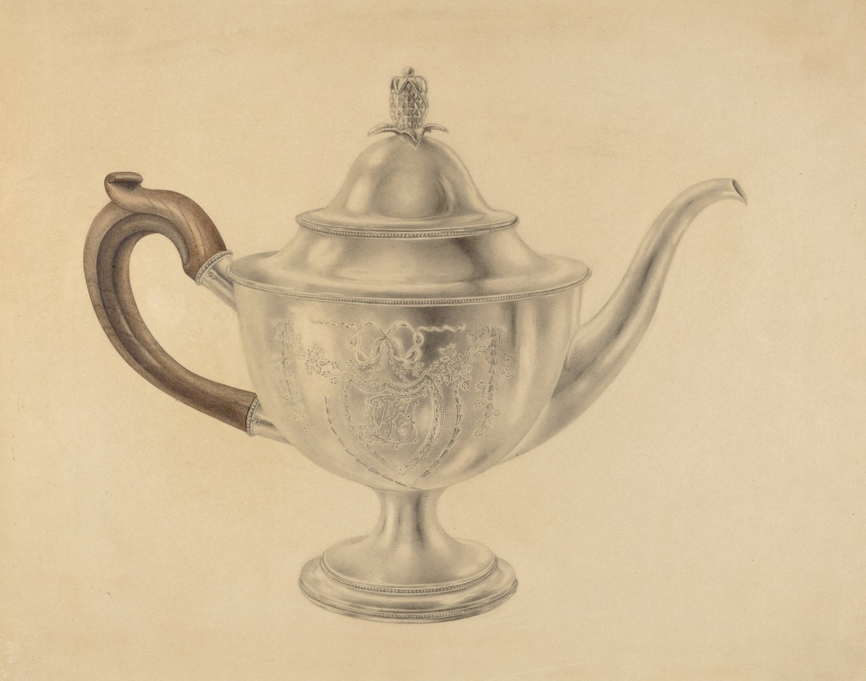 Teekanne von American 20th Century