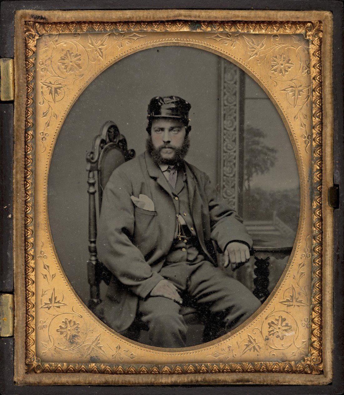 Porträt eines Soldaten, 1860er von American Photographer