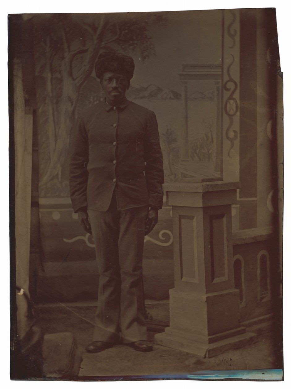 Porträt eines Soldaten, ca. 1880 von American Photographer