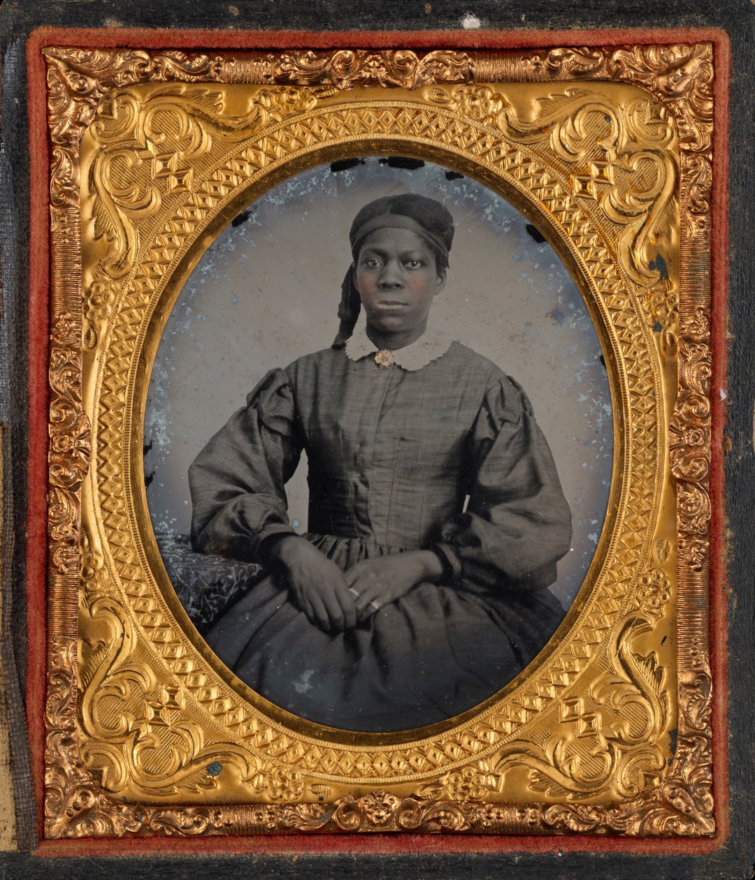 Porträt einer Frau, ca. 1860 von American Photographer