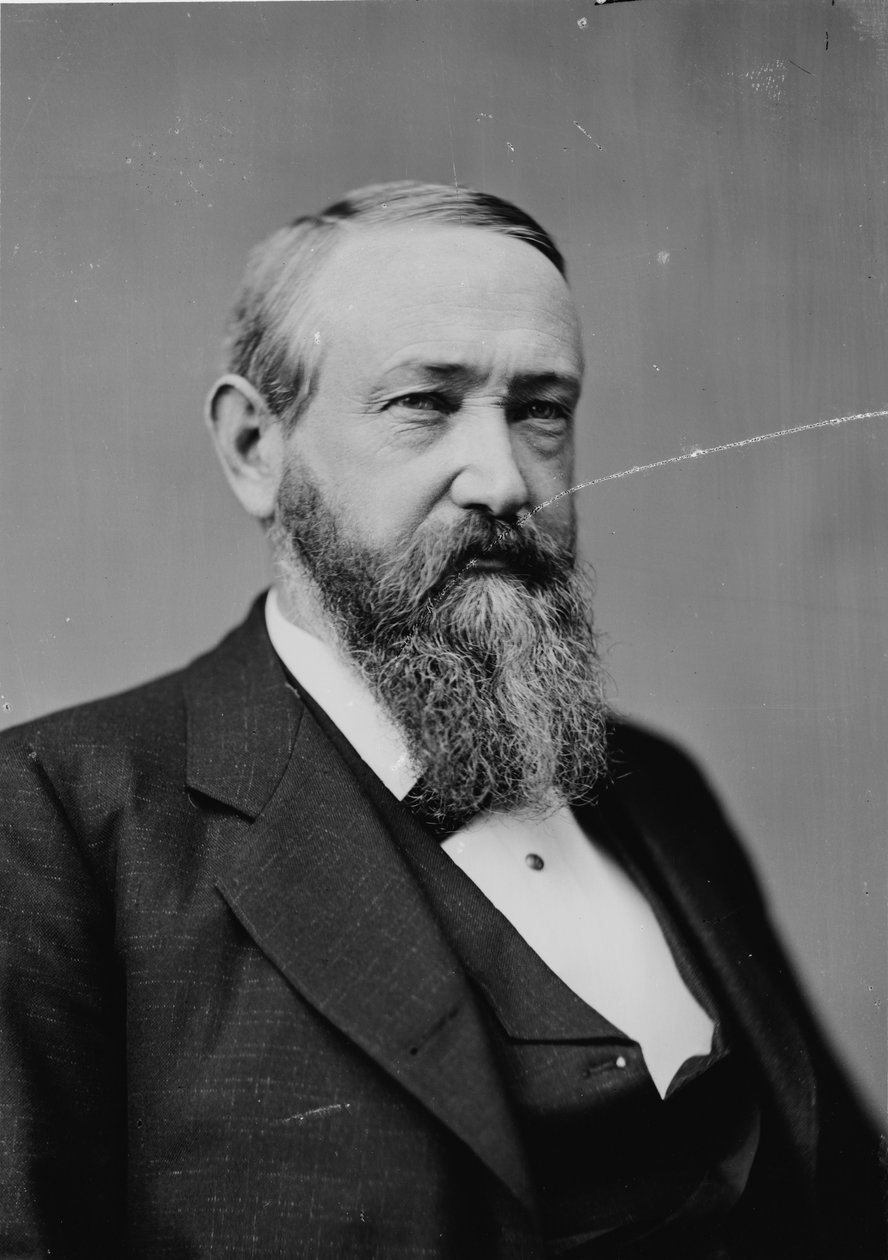 Präsident Benjamin Harrison, ca. 1870-80 von American Photographer