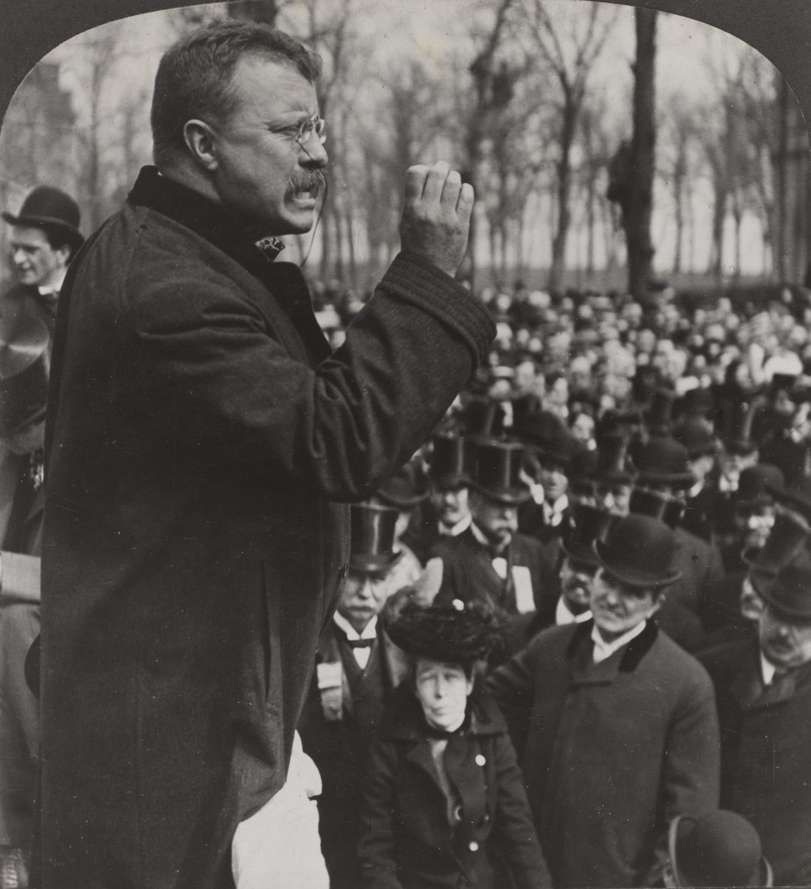 Präsident Roosevelt in Evanston von American Photographer
