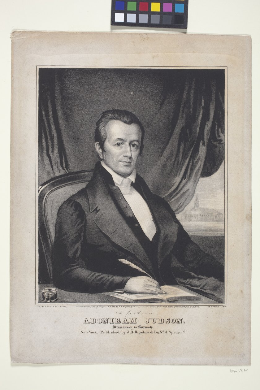 Adoniram Judson, Missionar in Burma von American School