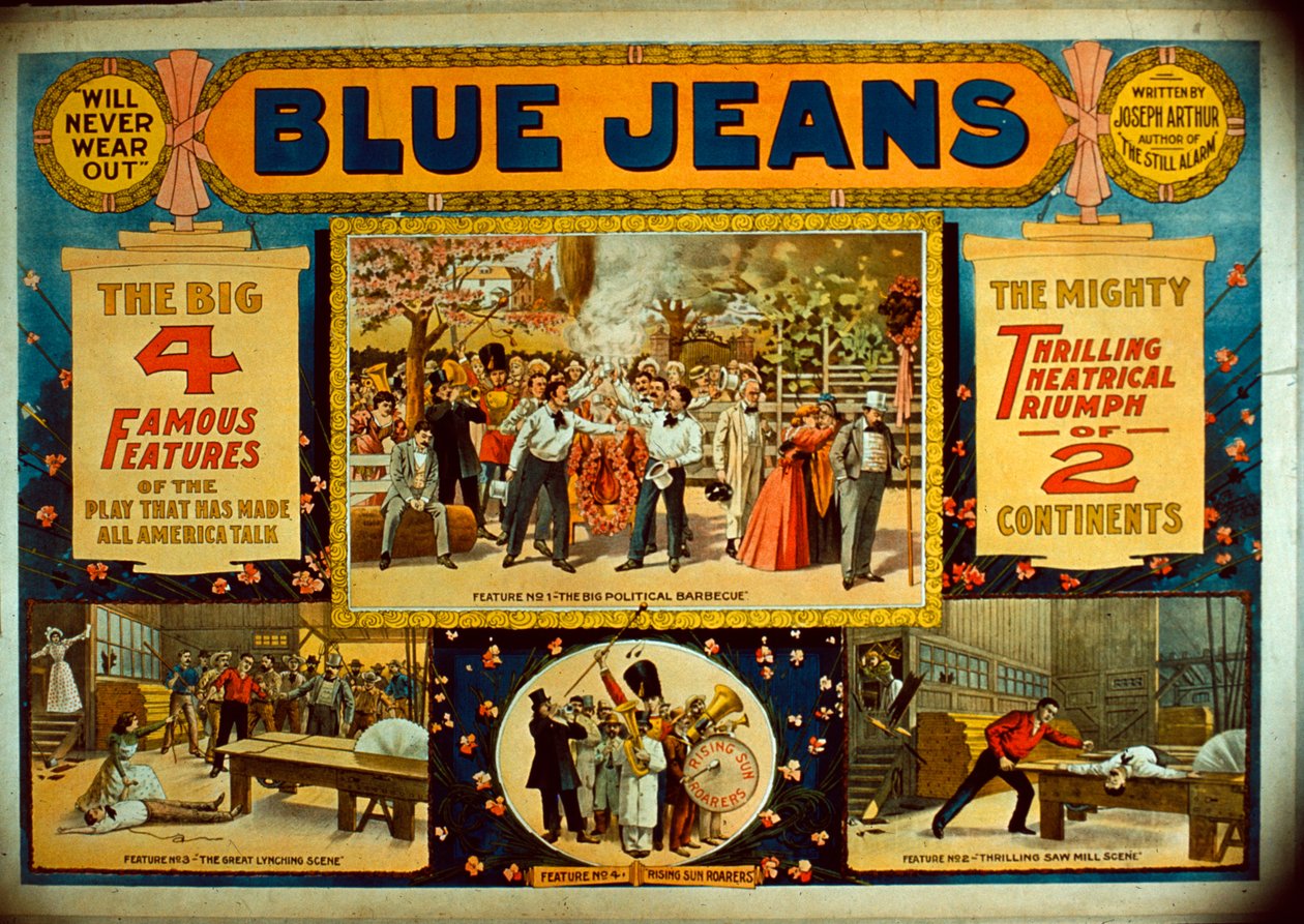 Blue Jeans, ca. 1890 von American School