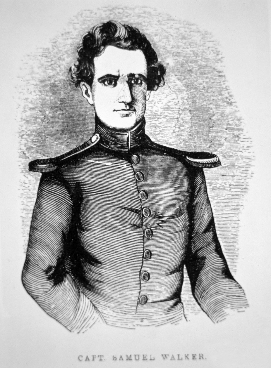 Kapitän Samuel Walker (1815-47) 1847 (Gravur) von American School