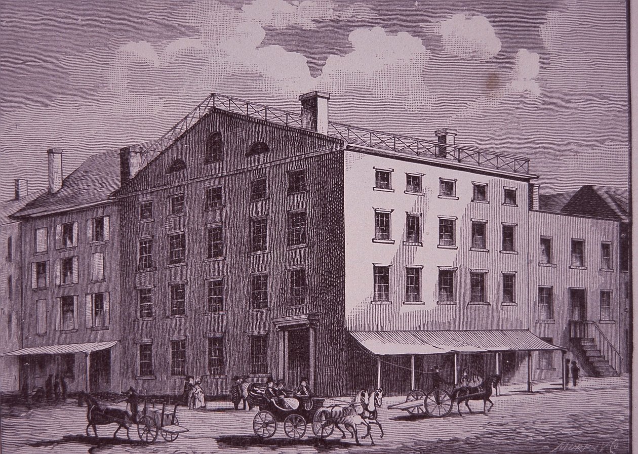 Fraunces Tavern, New York City (Stich) von American School