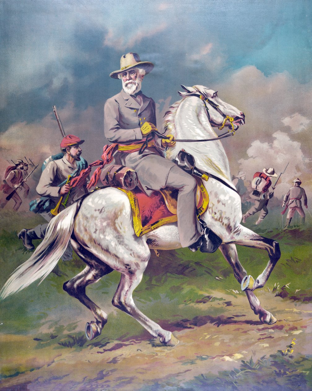 General Robert E. Lee, veröffentlicht 1886 von American School