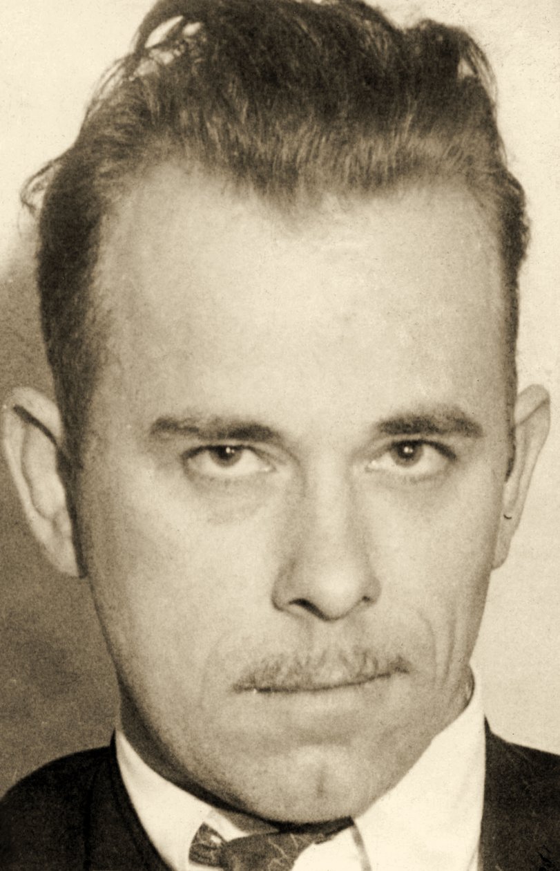 Porträt von John Dillinger (1903 – 34) von American School
