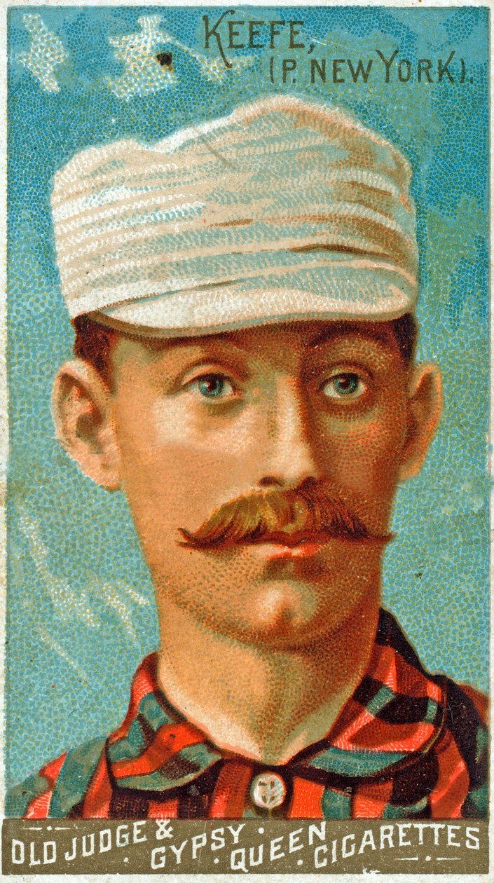 Porträt von Tim Keefe, 1887 von American School
