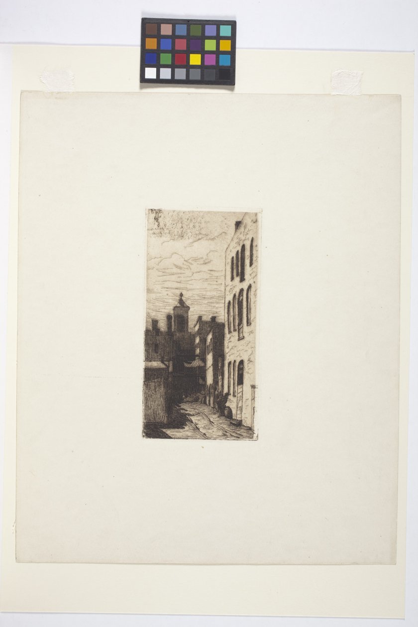 Straßenszene von American School