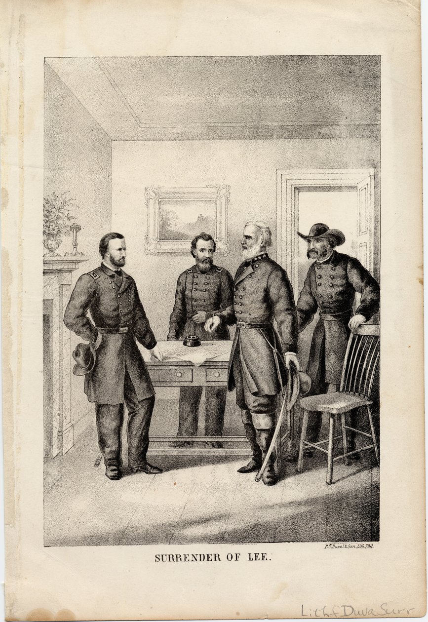 Die Kapitulation von Lee von American School