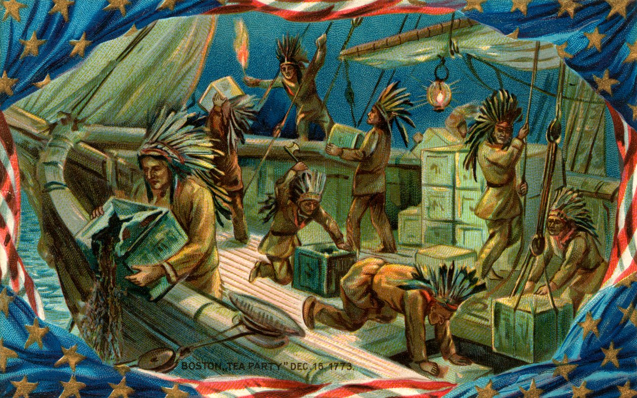 Die Boston Tea Party von American School