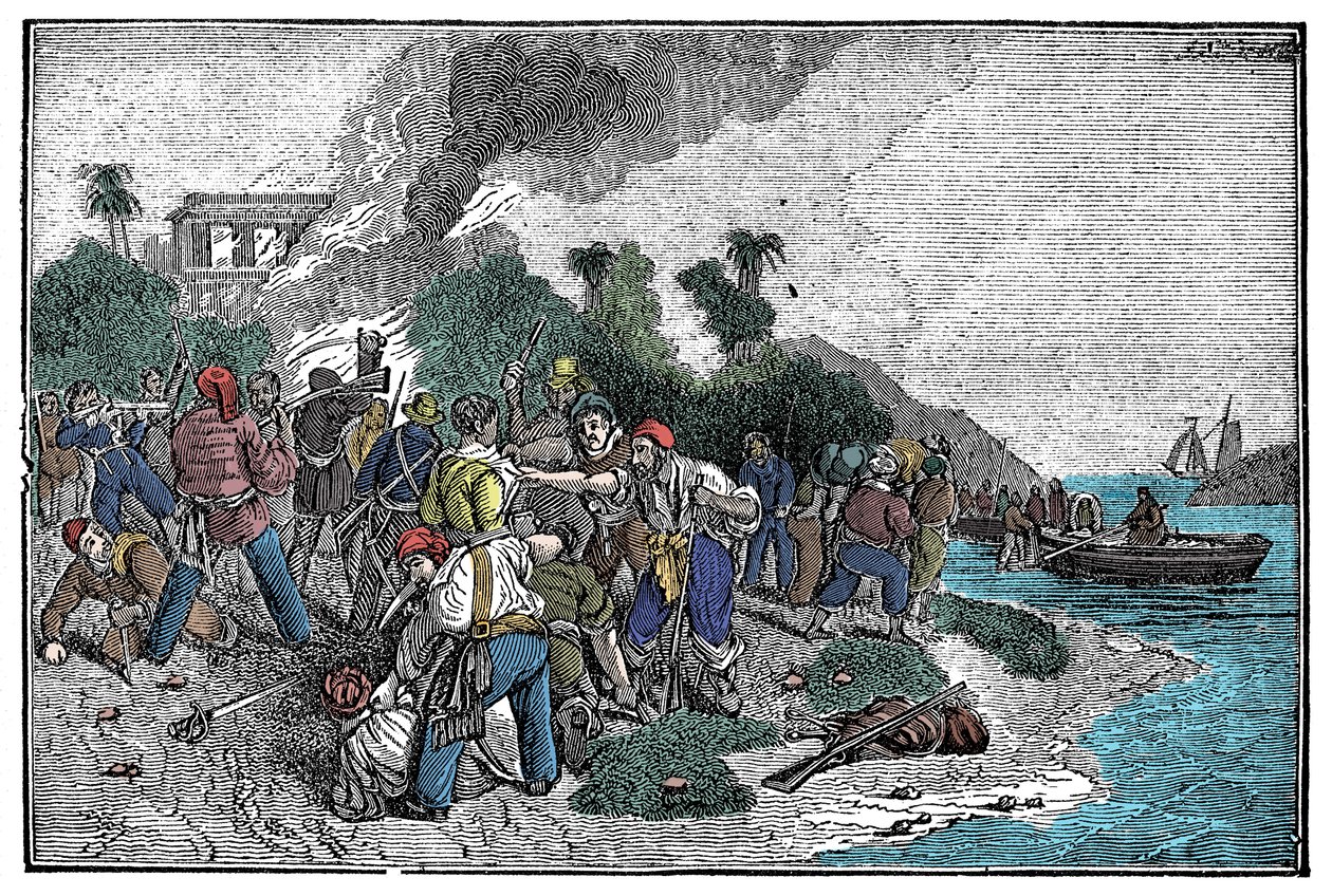 Der Tod von Kapitän Edward Davis von American School