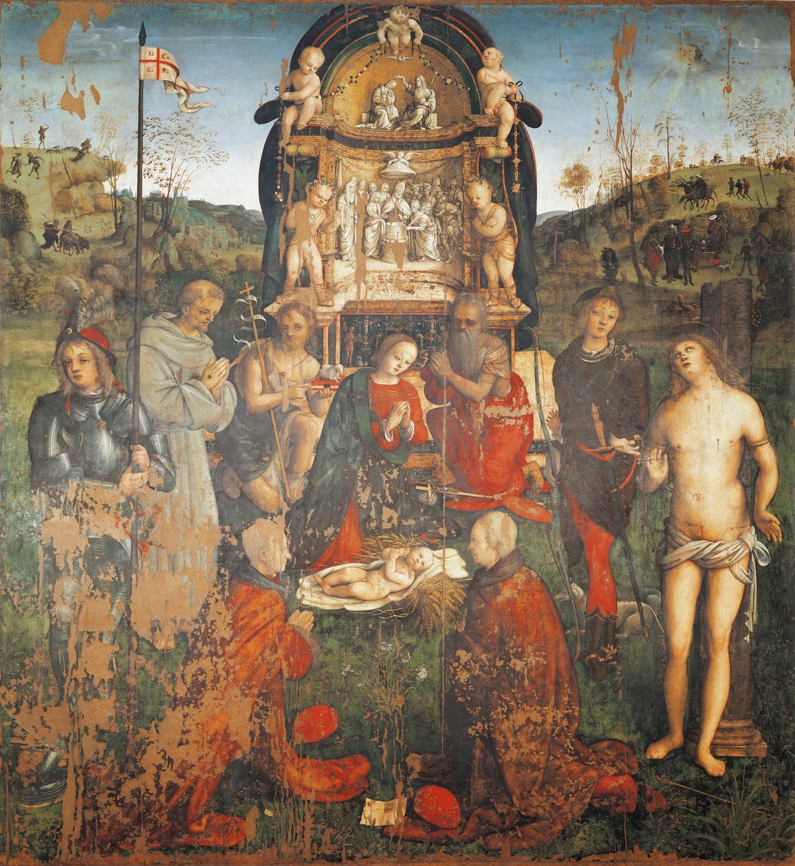 Die Geburt Christi, von Amico Aspertini von Amico Aspertini