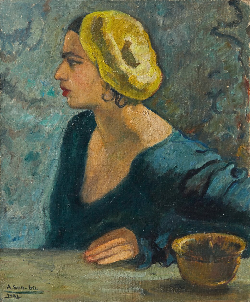 Selbstporträt von Amrita Sher Gill