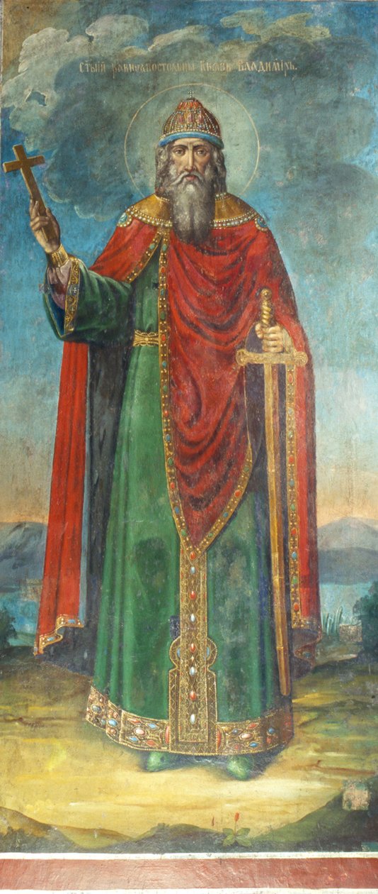 Großfürst Wladimir Swjatoslawitsch von Ancient Russian frescos
