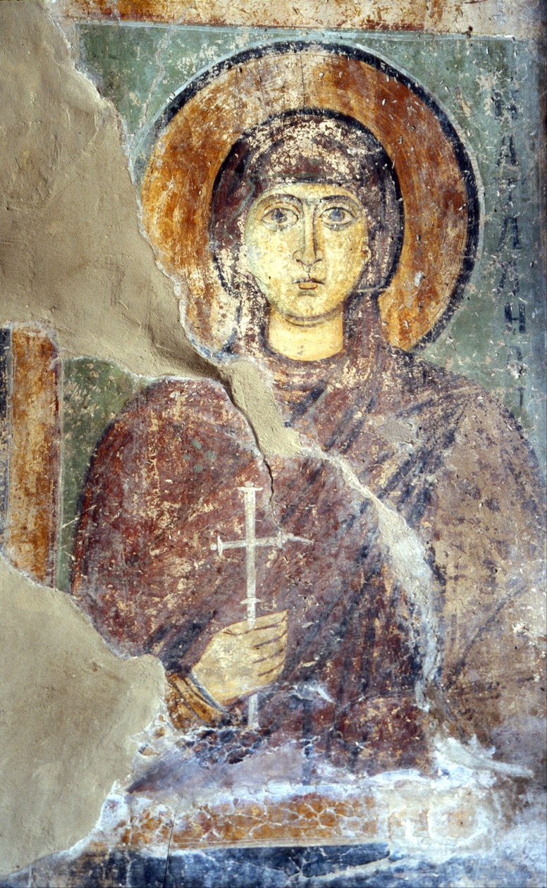 Heilige Natalia von Ancient Russian frescos