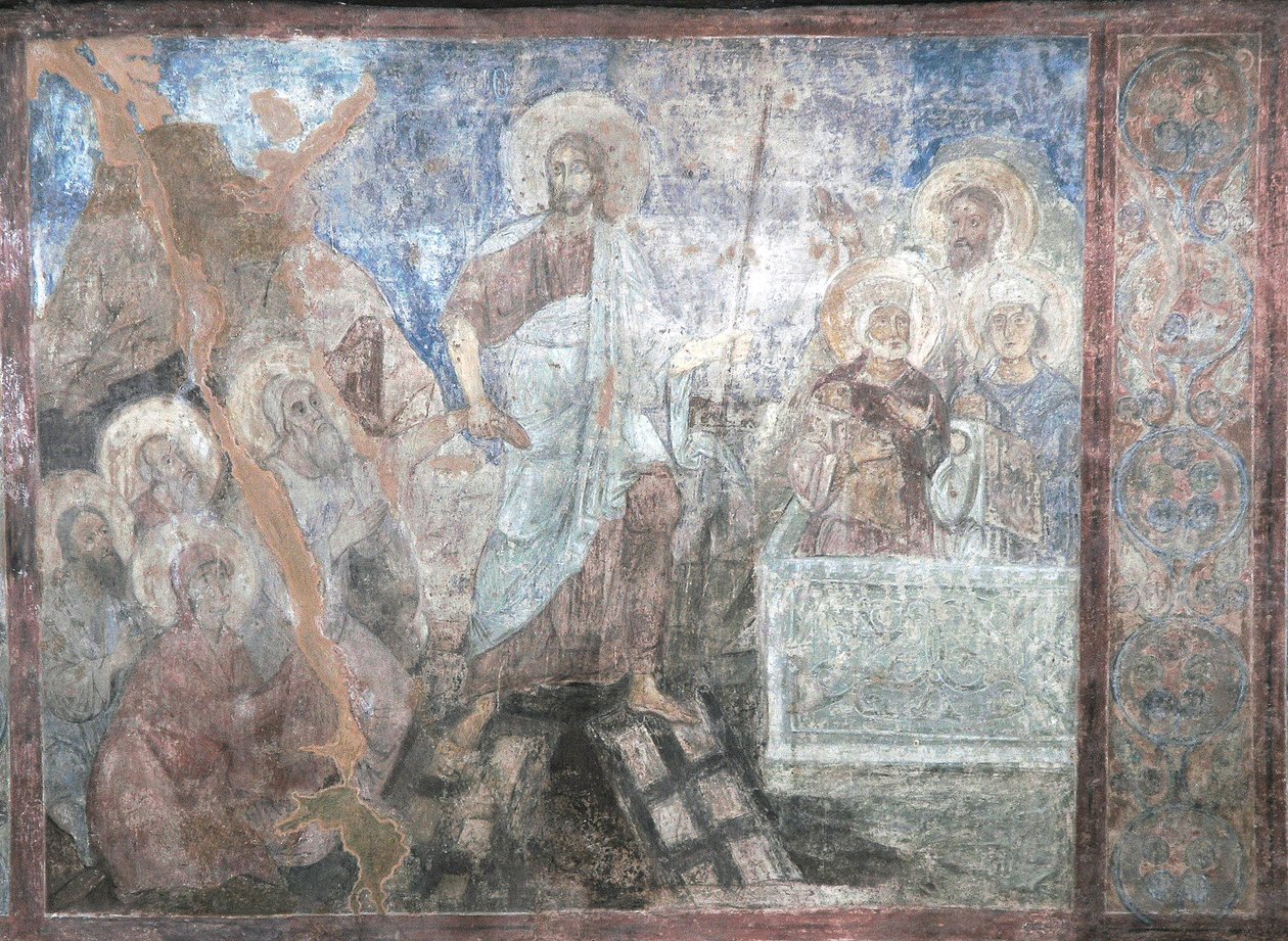 Der Abstieg in die Hölle von Ancient Russian frescos
