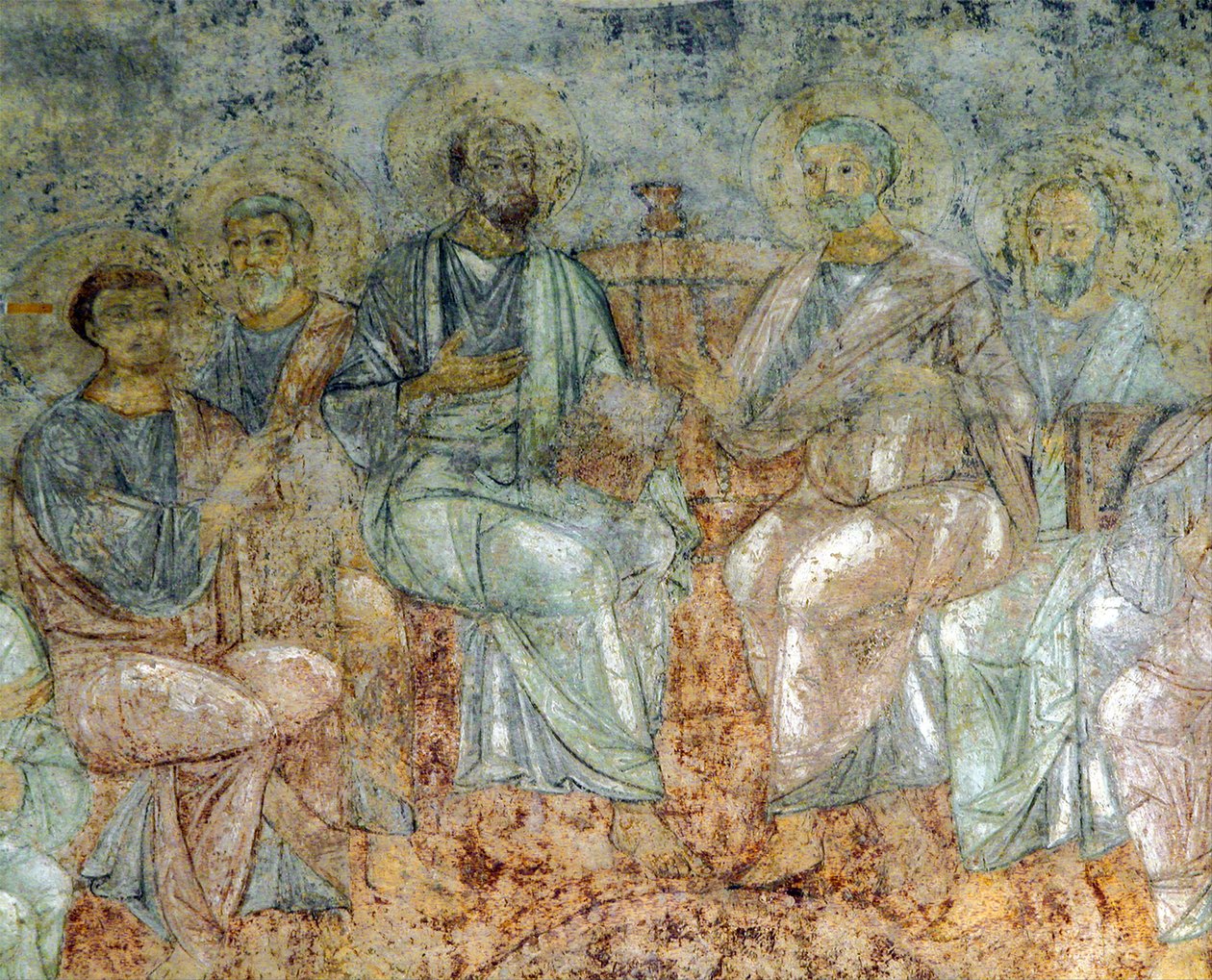 Die Herabkunft des Heiligen Geistes von Ancient Russian frescos