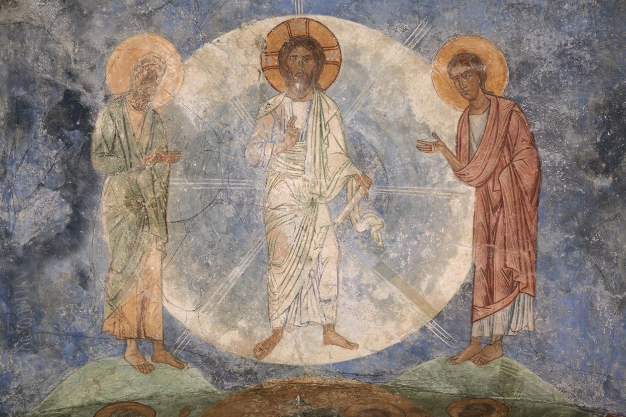 Die Verklärung Jesu, 12. Jahrhundert von Ancient Russian frescos