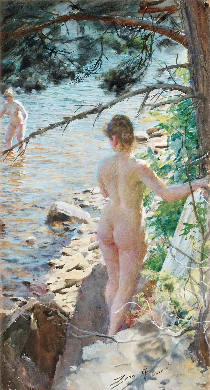 Dalaröklippor II von Anders Leonard Zorn