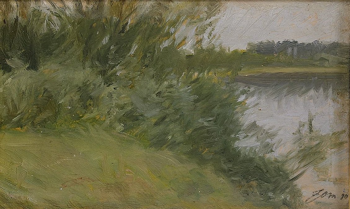 Insel in Saxviken 1890 von Anders Leonard Zorn