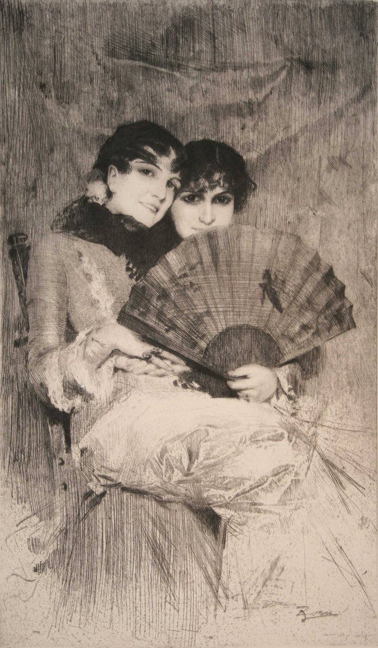 Kusinerna von Anders Leonard Zorn