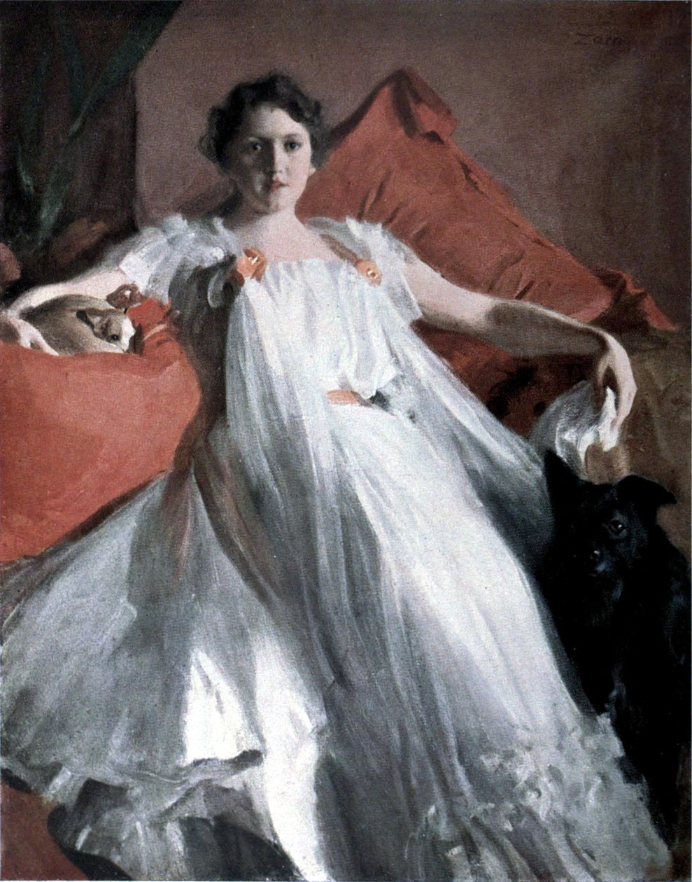 Porträt von Mme Ashley von Anders Leonard Zorn