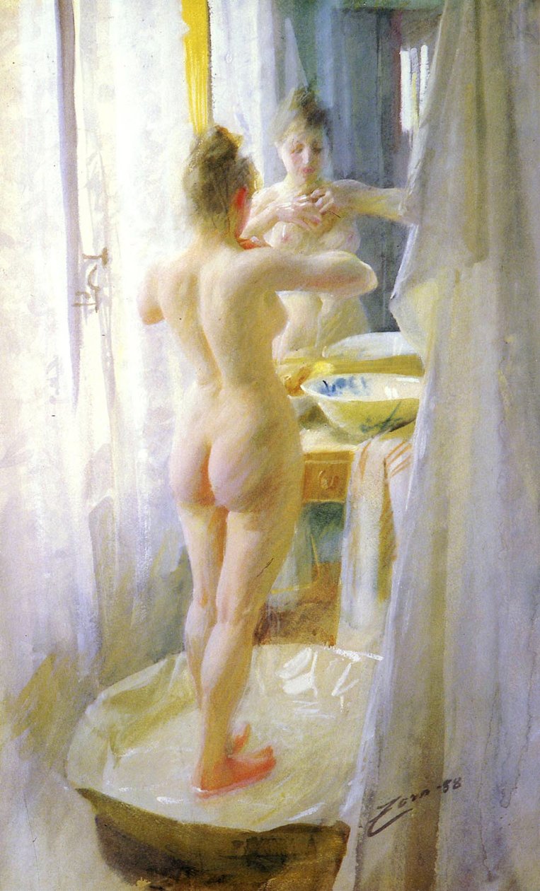 Die Badewanne von Anders Leonard Zorn