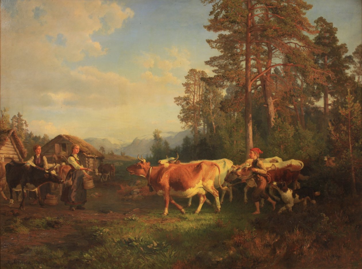 Kreaturen auf dem Heimweg von Anders Askevold