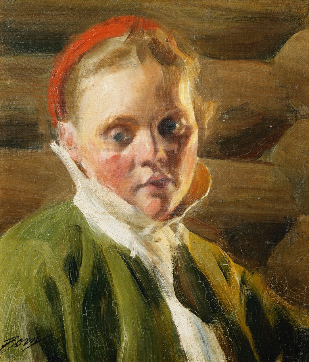 Dalekarlisches Mädchen; Morakulla, 1904 von Anders Leonard Zorn
