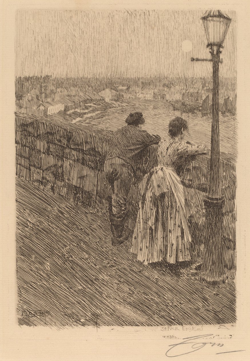 Fischer in Saint Ives, 1891 von Anders Leonard Zorn