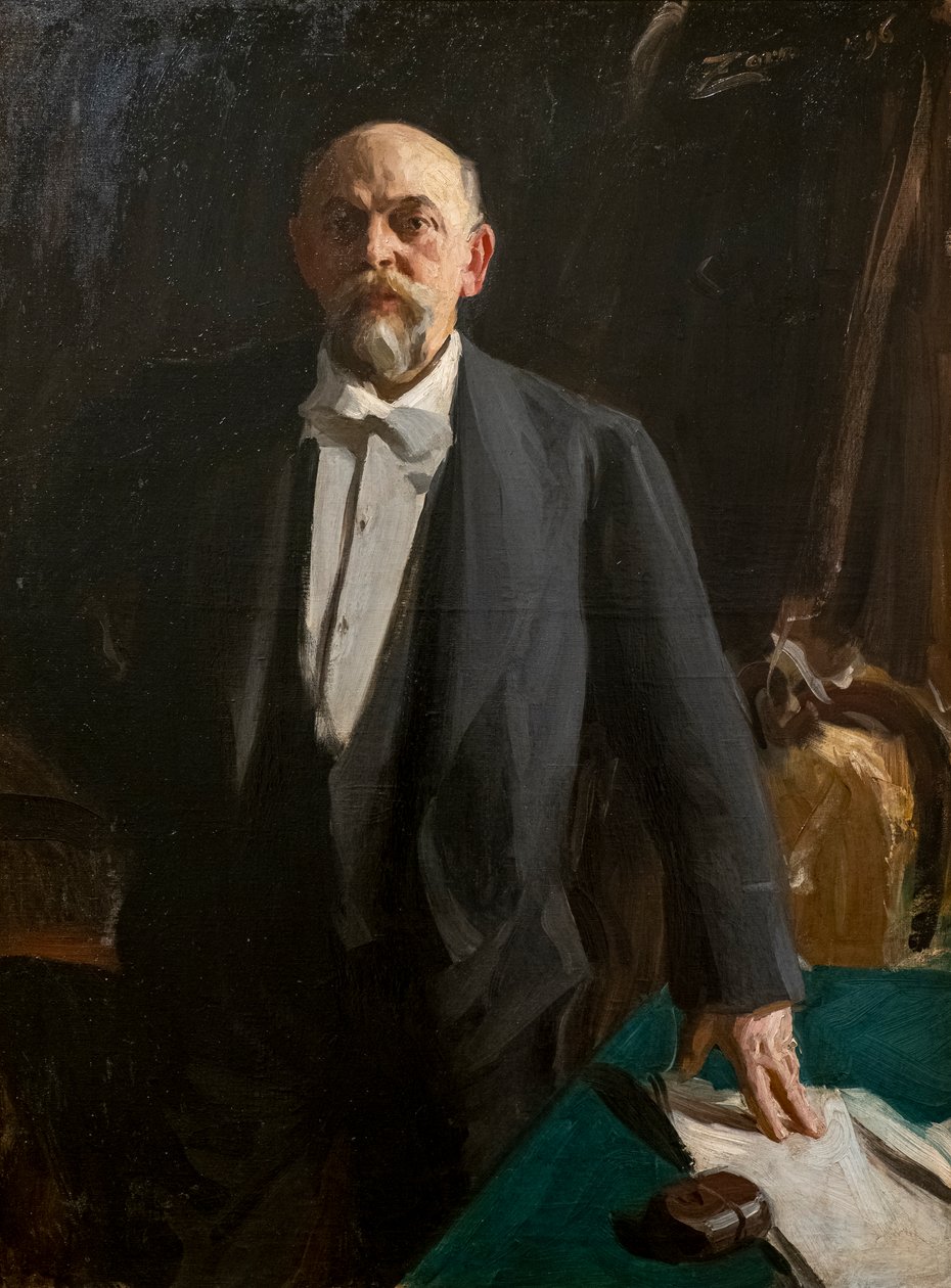 Porträt von Savva Mamontov von Anders Leonard Zorn