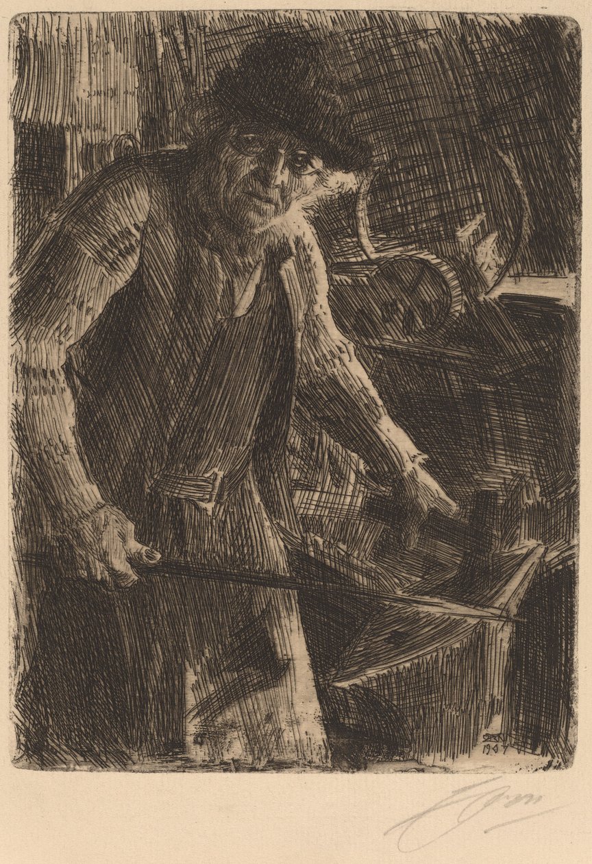 Der Meisterschmied von Anders Leonard Zorn