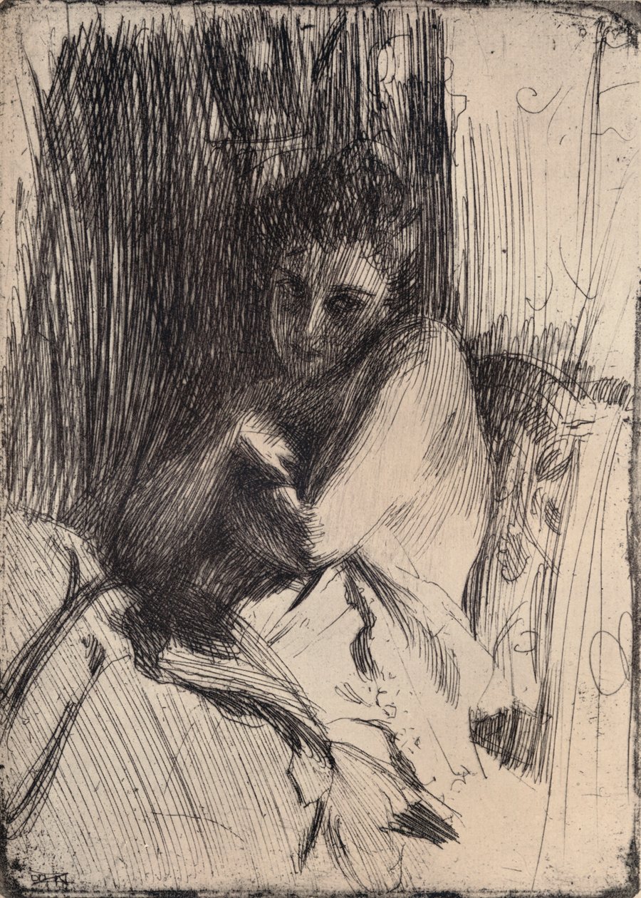 Das Modell, 1880-1906, 1906 von Anders Leonard Zorn