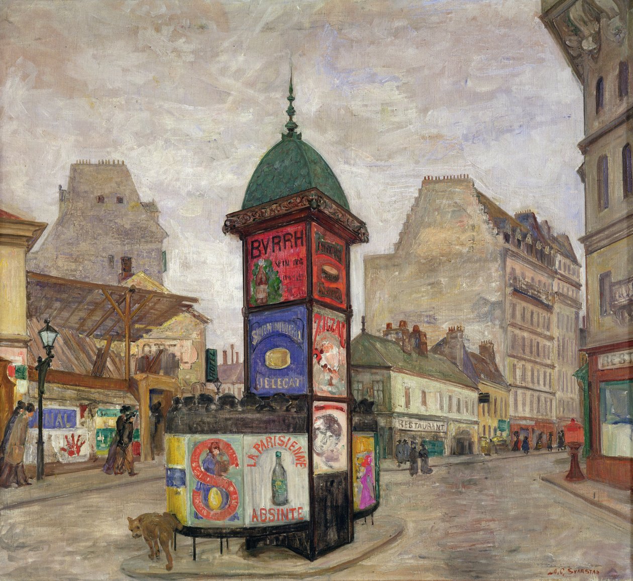 Annoncen-Säule von Anders Svarstad
