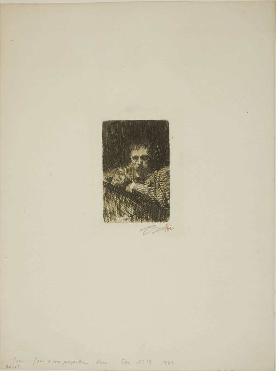 Ein Maler-Radierer (Selbstporträt) von Anders Leonard Zorn