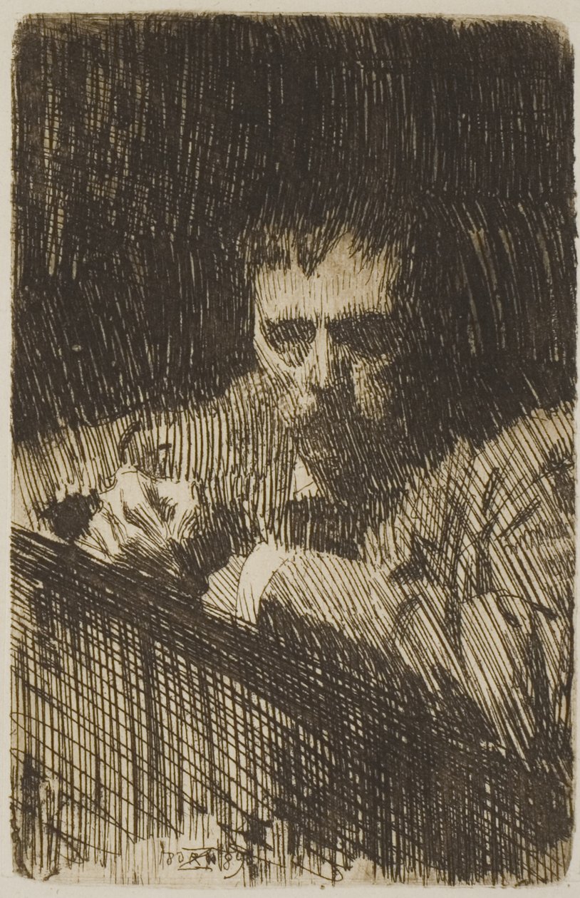 Ein Maler-Radierer (Selbstporträt) von Anders Leonard Zorn