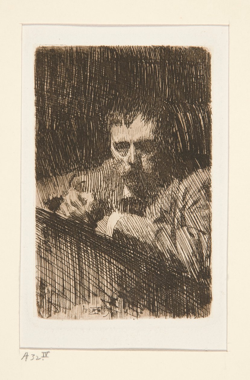 Ein Maler-Radierer (Selbstporträt) von Anders Leonard Zorn