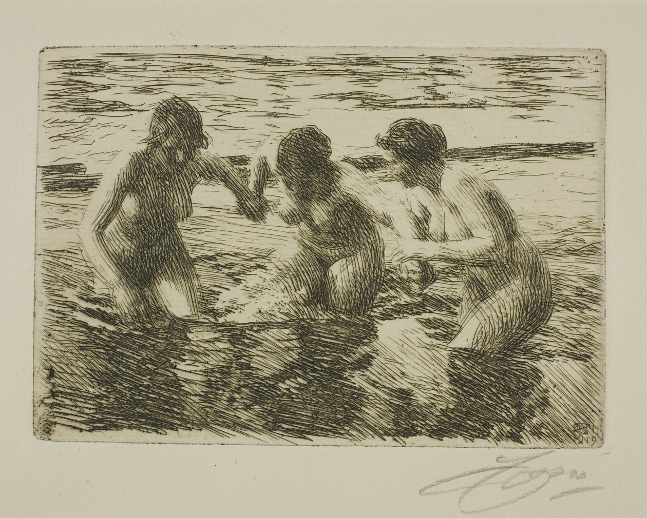 Gegen den Strom von Anders Leonard Zorn