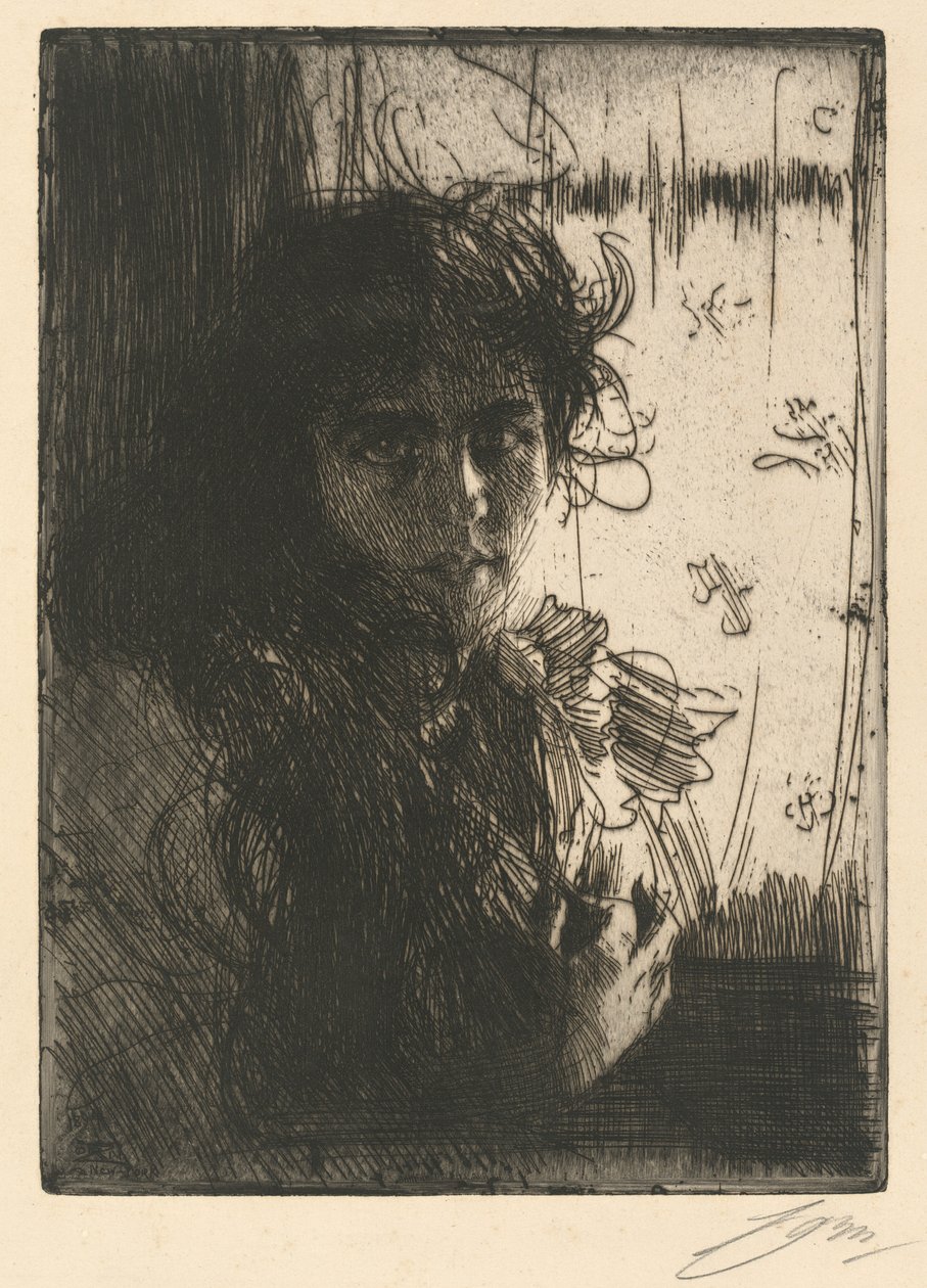 Ein irisches Mädchen von Anders Leonard Zorn