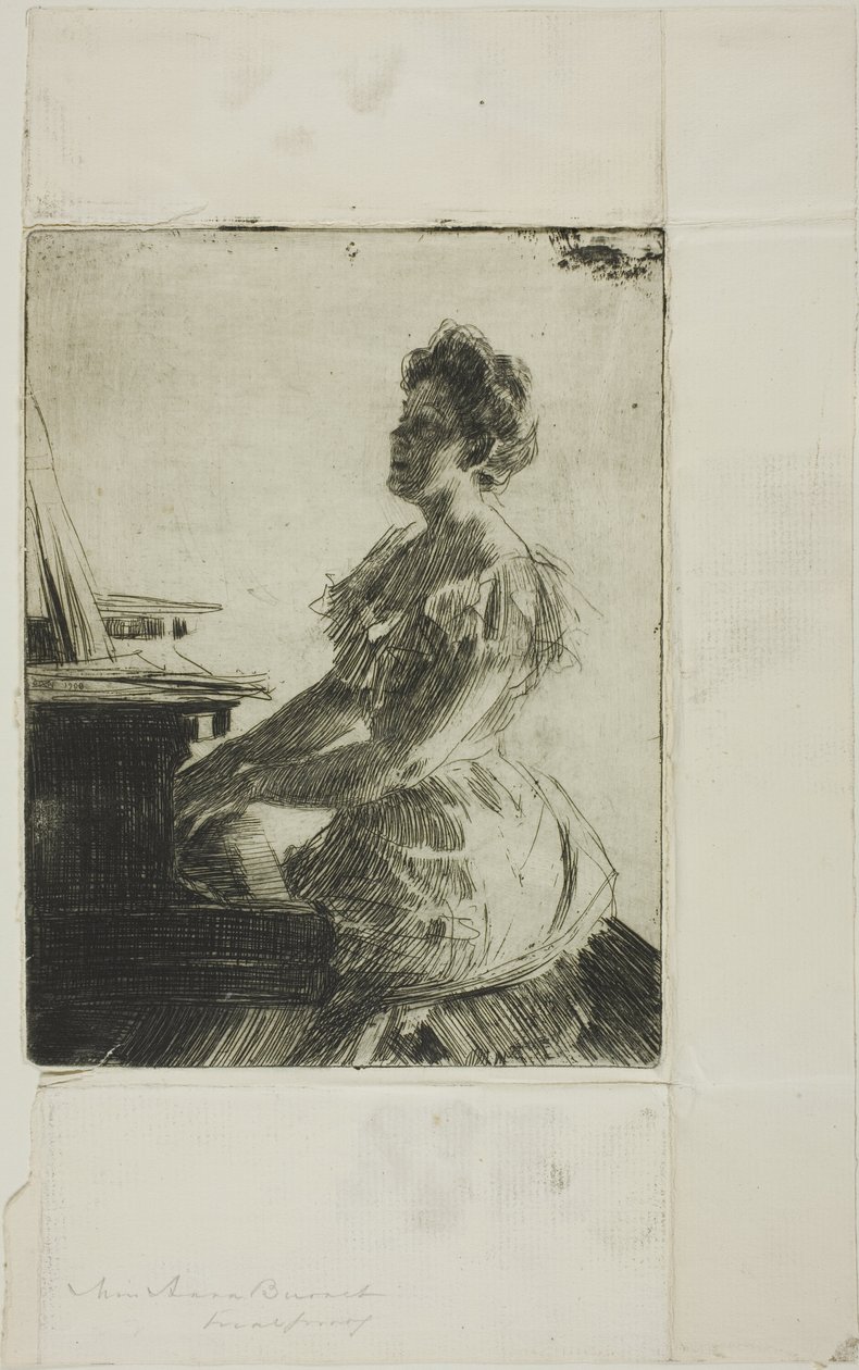 Am Klavier von Anders Leonard Zorn
