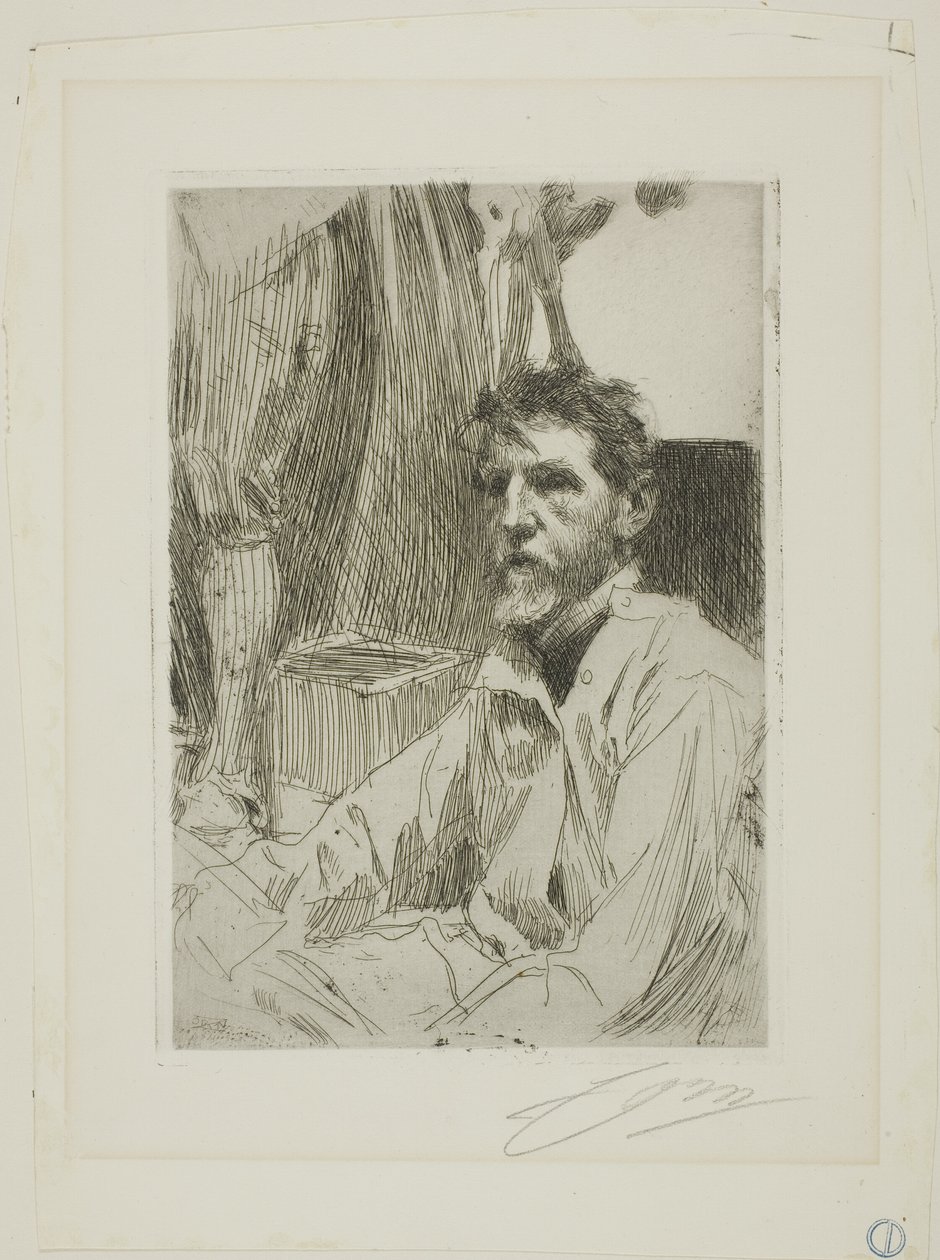 August Saint Gaudens I von Anders Leonard Zorn