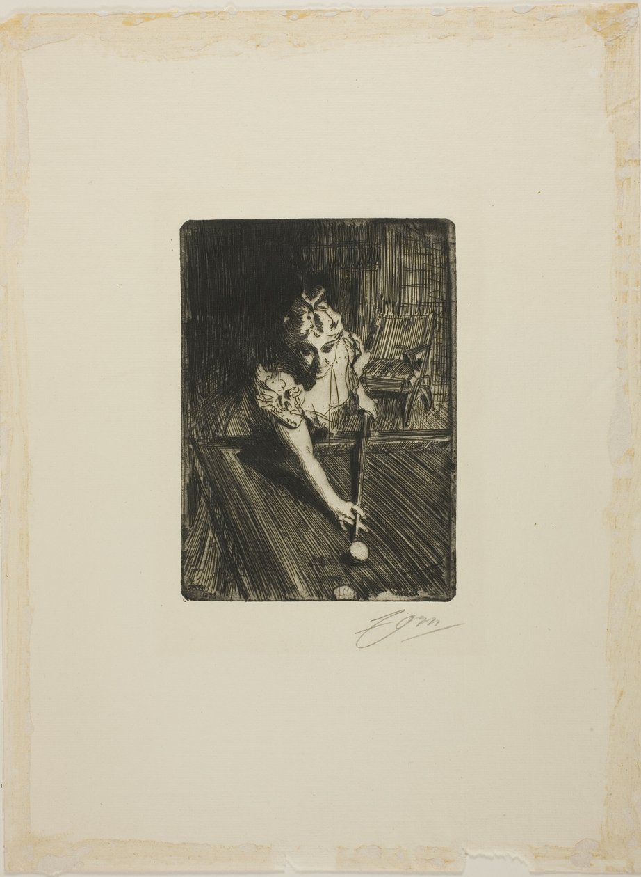 Billard von Anders Leonard Zorn